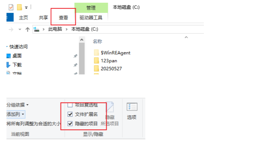 Windows 查看 .codex 文件夹